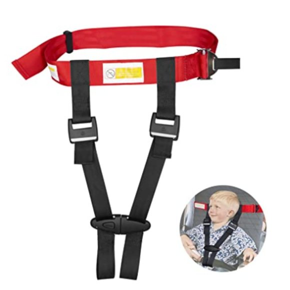 Cares Kids Fly Safe Airplane Safety Harness Seatbeltbelt Device -2 Sets - Picture 3 of 5